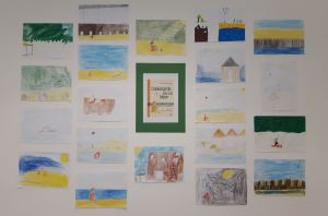 Dunkelgrün wie das Meer - P3DEA Collage